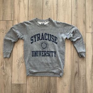 Triblend Sweats League Syracuse University Sweatshirt Mens Small Reg Gray Sports